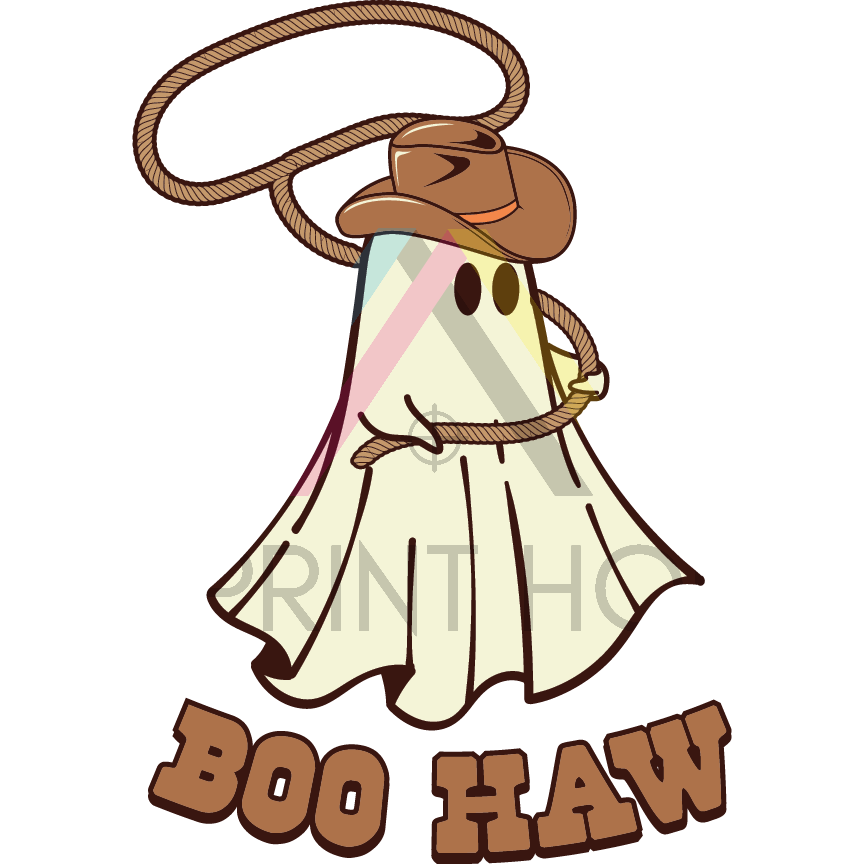 BOO HAW HALLOWEEN DTF TRANSFER