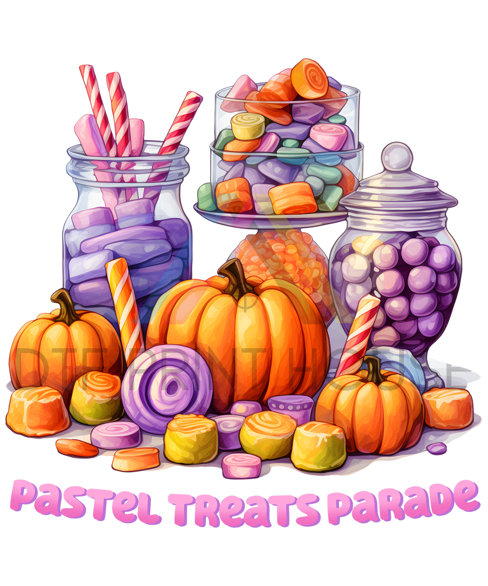 PASTEL CANDIES HALLOWEEN DTF TRANSFER