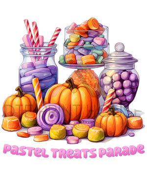 PASTEL CANDIES HALLOWEEN DTF TRANSFER