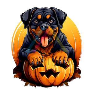 ROTTWEILER HALLOWEEN DTF TRANSFER