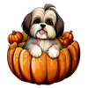 SHIH TZU HALLOWEEN DTF TRANSFER