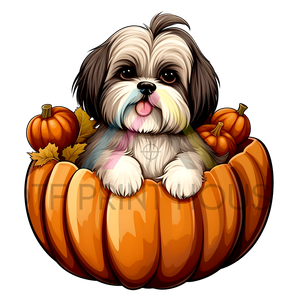 SHIH TZU HALLOWEEN DTF TRANSFER