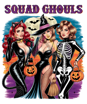 SQUAD GHOULS HALLOWEEN DTF TRANSFER