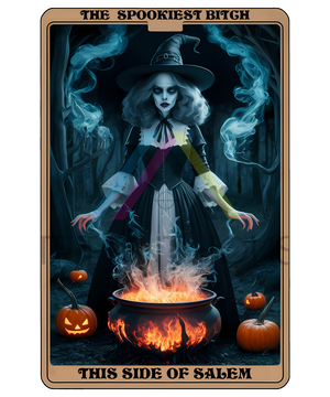 SALEM WITCH TAROT HALLOWEEN DTF TRANSFER