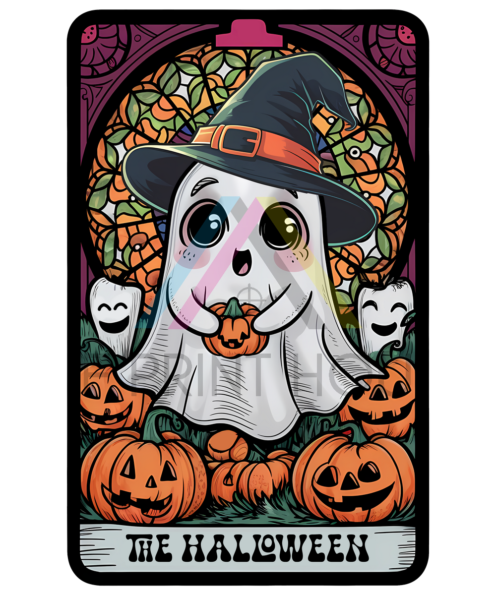 CUTE LITTLE GOST TAROT HALLOWEEN DTF TRANSFER