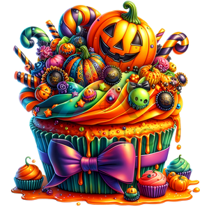 HALLOWEEN CUPCAKE HALLOWEEN DTF TRANSFER