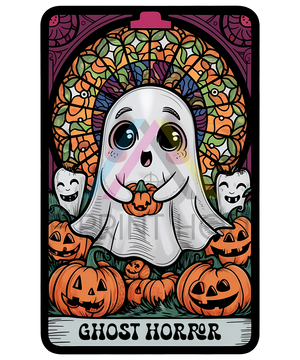 GHOST HORROR TAROT HALLOWEEN DTF TRANSFER