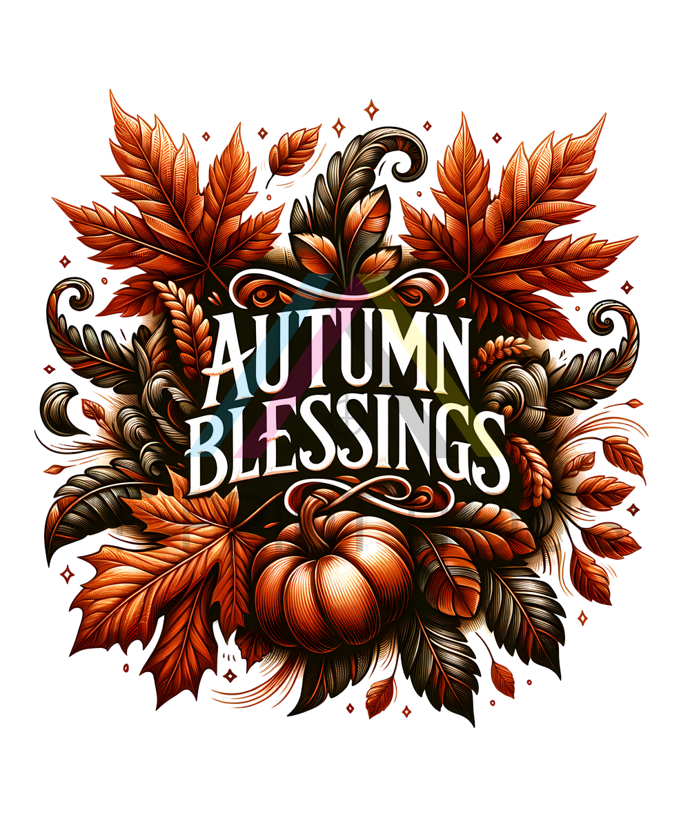 AUTUMN BLESSING THANKSGIVING DTF