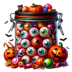 EYES JAR HALLOWEEN DTF TRANSFER