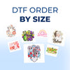 Custom DTF Transfers by Size