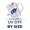 UV DTF Transfers by Size