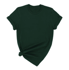 unisex adult t-shirt heather forest color by DTF Print House