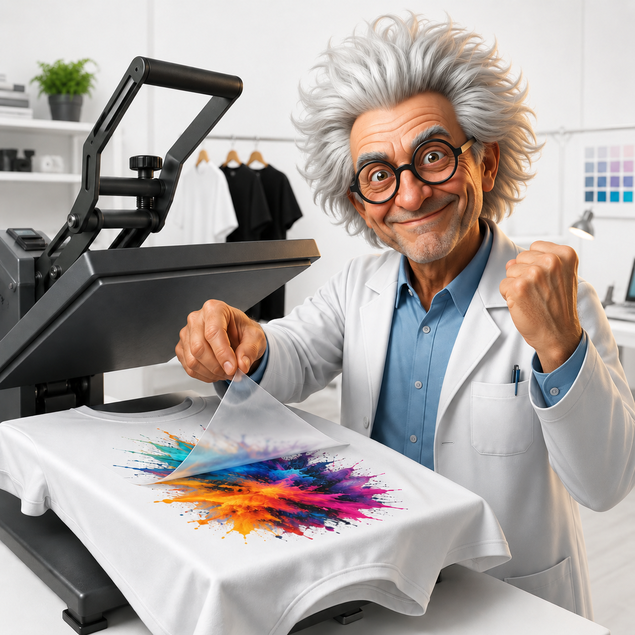 Heatpress and Peel