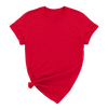 unisex adult t-shirt heather red color by DTF Print House