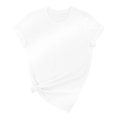 unisex adult t-shirt heather white color by DTF Print House